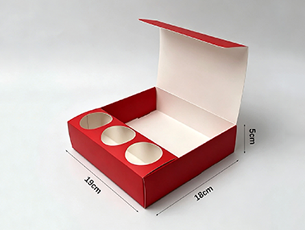 Customized Red Printed Food Packaging Set