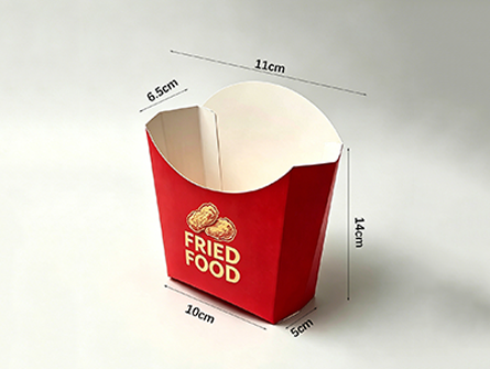 Customized Red Printed Food Packaging Set