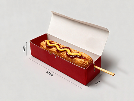 Customized Red Printed Food Packaging Set