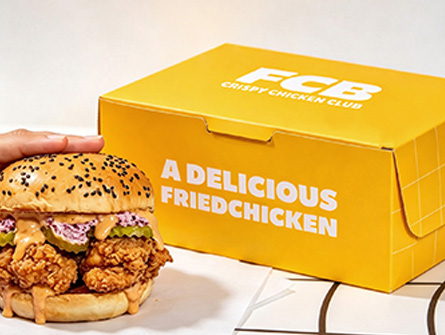 Customized Yellow Flap-style Fried Chicken Box