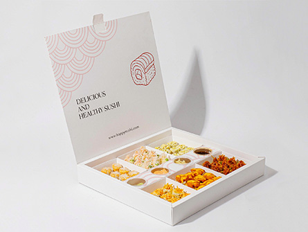 Customized White Large-capacity Sushi Box Set