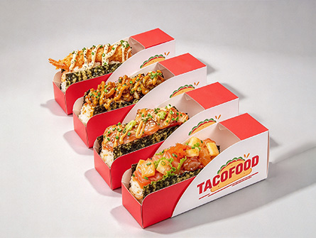 Customized Pull-out Sushi Taco Box