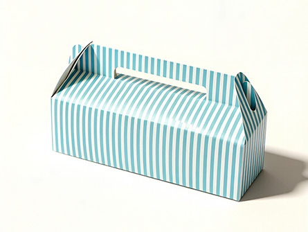 Portable Paper Cupcake Box With A Window