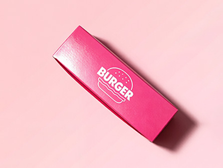 Factory-made Pink Rectangular Hamburger Boxe