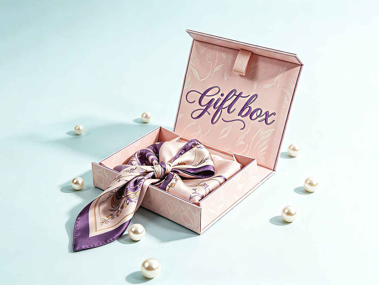  Magnetic Small Gift Box With Ribbon Gift Knot Wrapping 