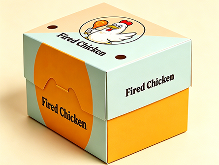 Customized Recyclable Printed Fried Chicken Boxes