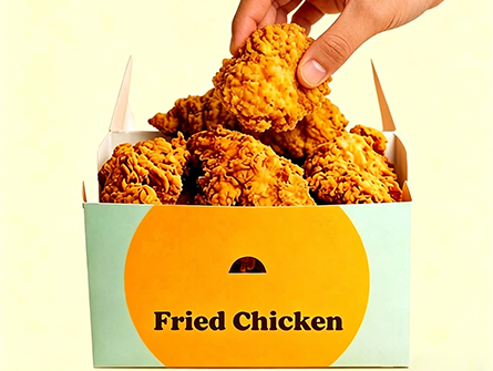 Customized Recyclable Printed Fried Chicken Boxes