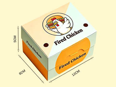 Customized Recyclable Printed Fried Chicken Boxes