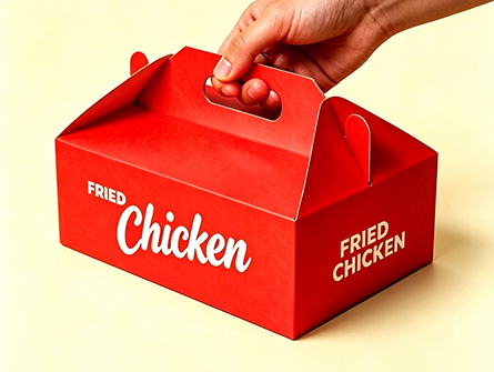 Customized large-capacity portable fried chicken box 