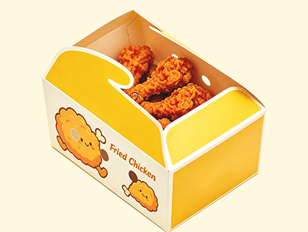 Customized Cute Printed Design Fried Chicken Box