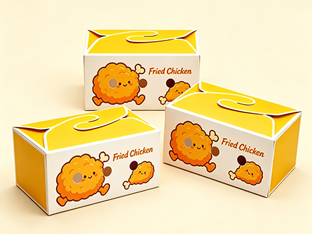 Customized Cute Printed Design Fried Chicken Box