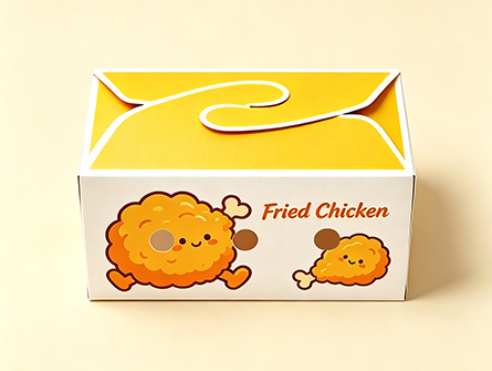 Customized Cute Printed Design Fried Chicken Box