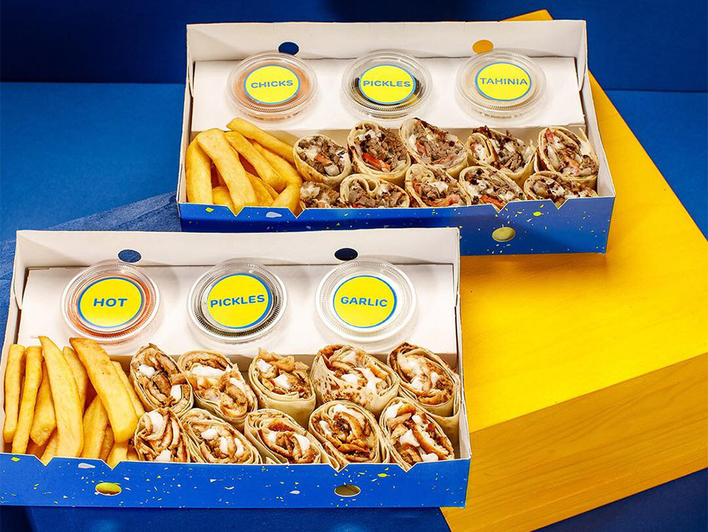 Custom Food White Fried Chicken Packing Box