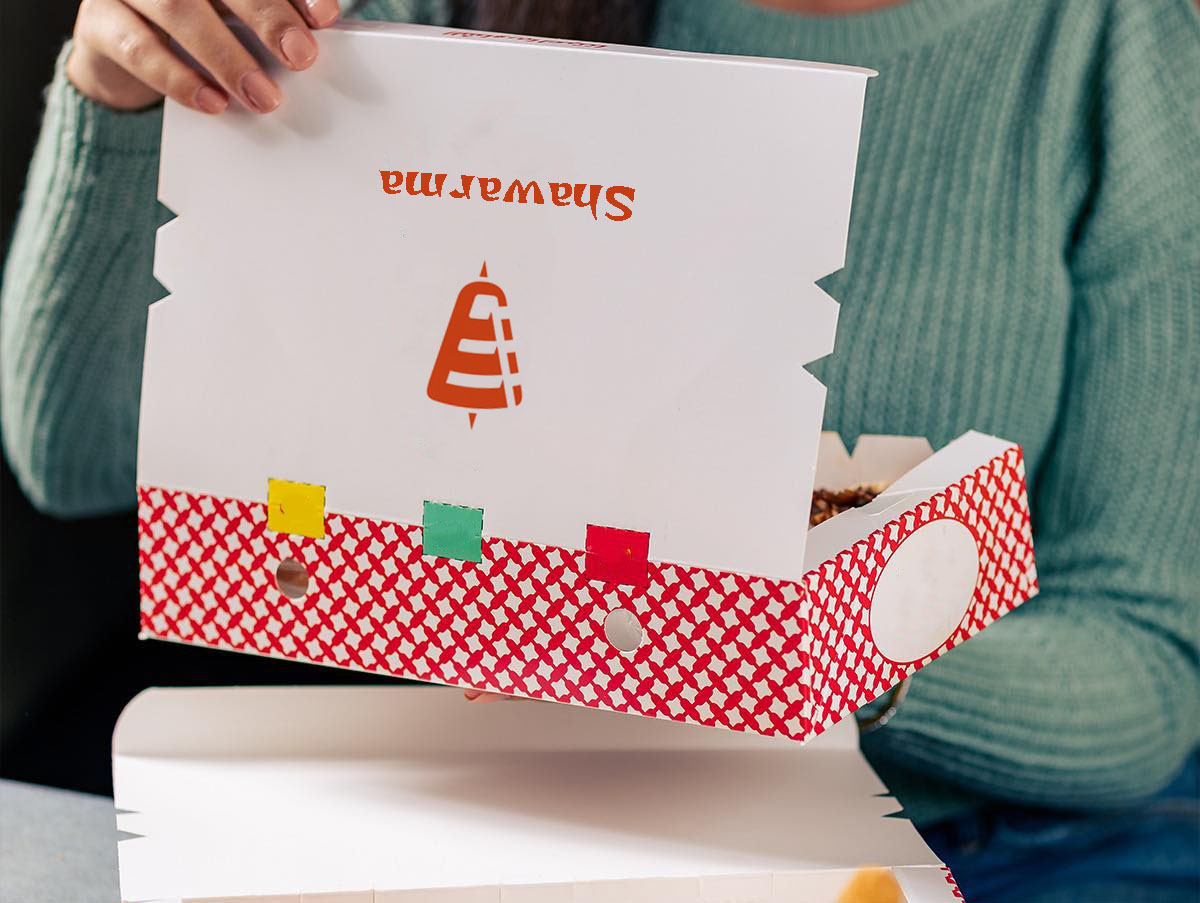 Custom Food Sharwama Packing Box