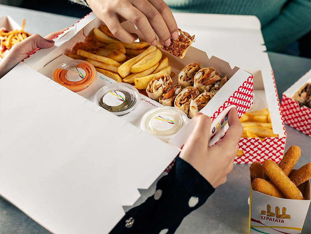 Custom Food Sharwama Packing Box
