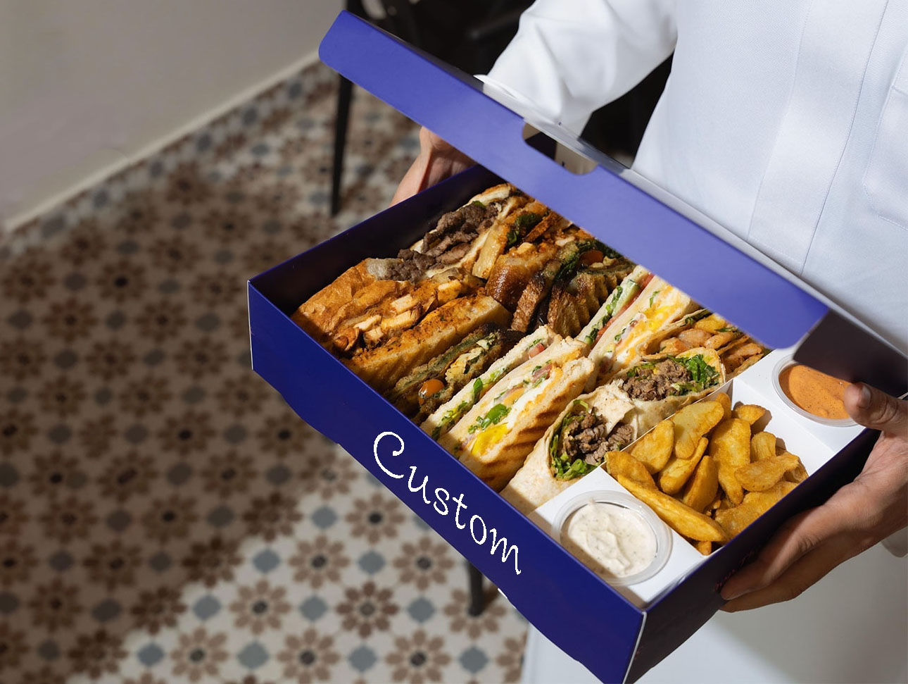 Custom  Breakfast Lunch Packing Box