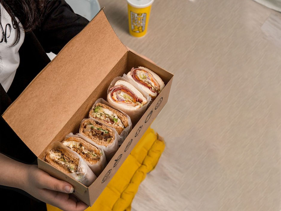 Recyclable Kraft Packing Fried Chicken Box