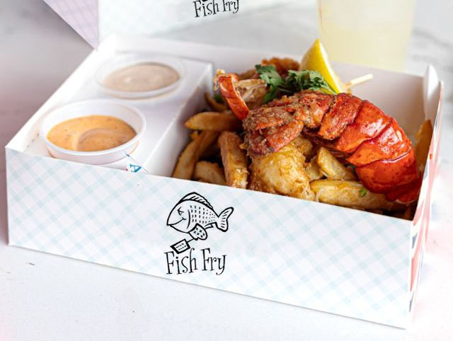 Custom Fish And Chip Packaging Takeout Paper Box With Your Own Logo