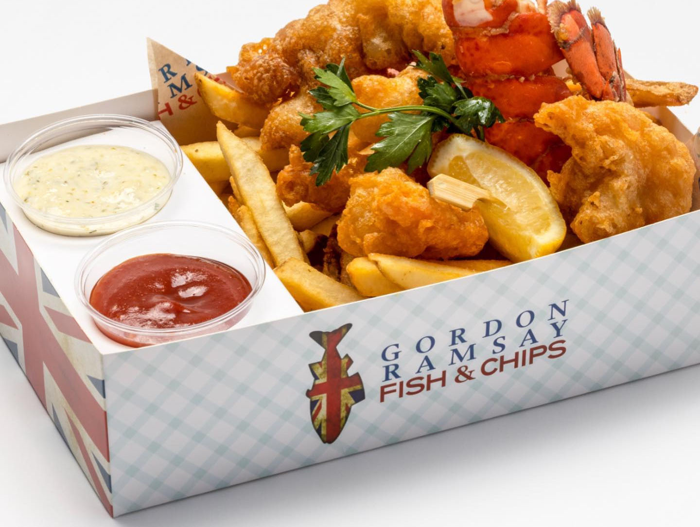 Custom Fish And Chip Packaging Takeout Paper Box With Your Own Logo