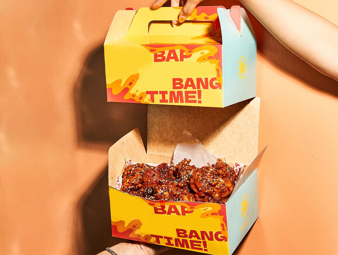 Kraft Paper Disposable Food Fried Chicken Package Box
