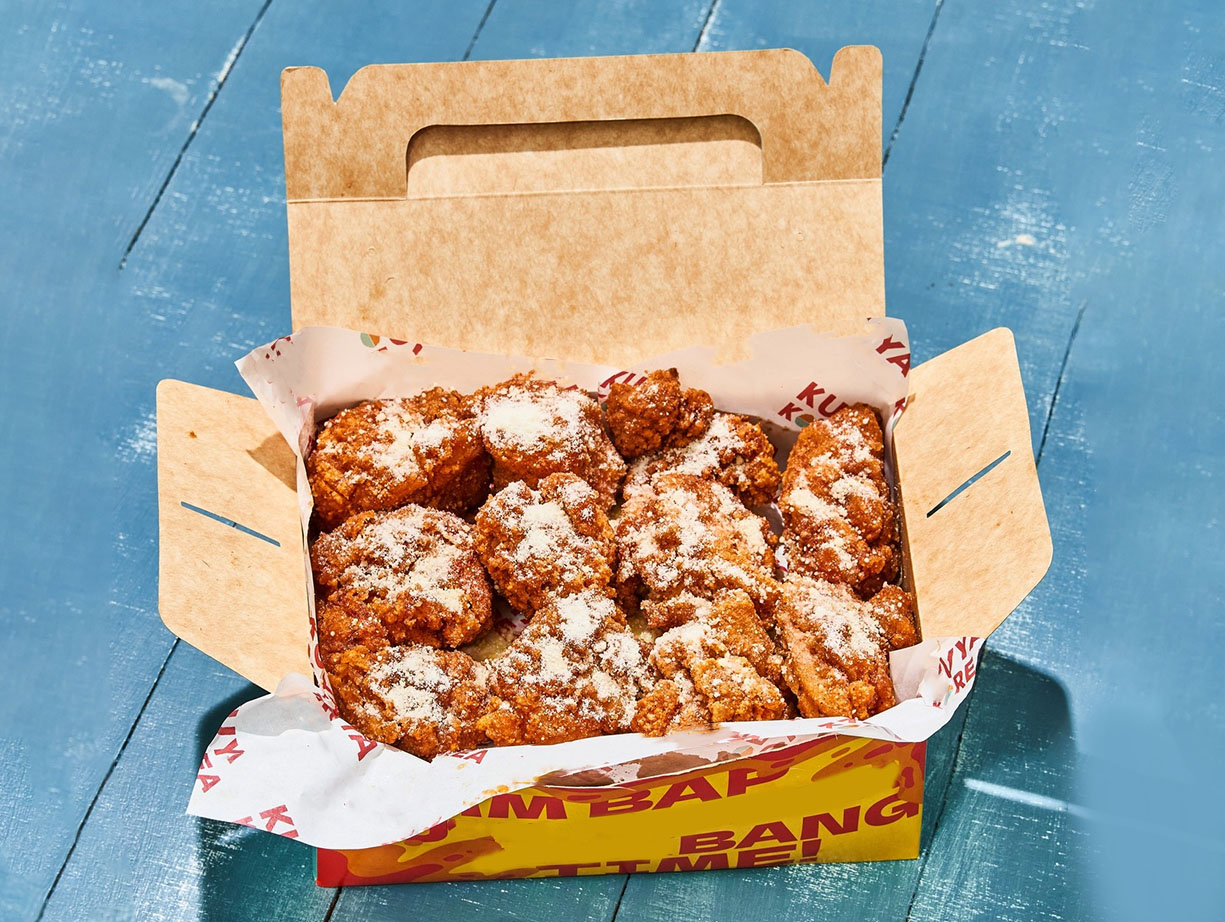 Kraft Paper Disposable Food Fried Chicken Package Box