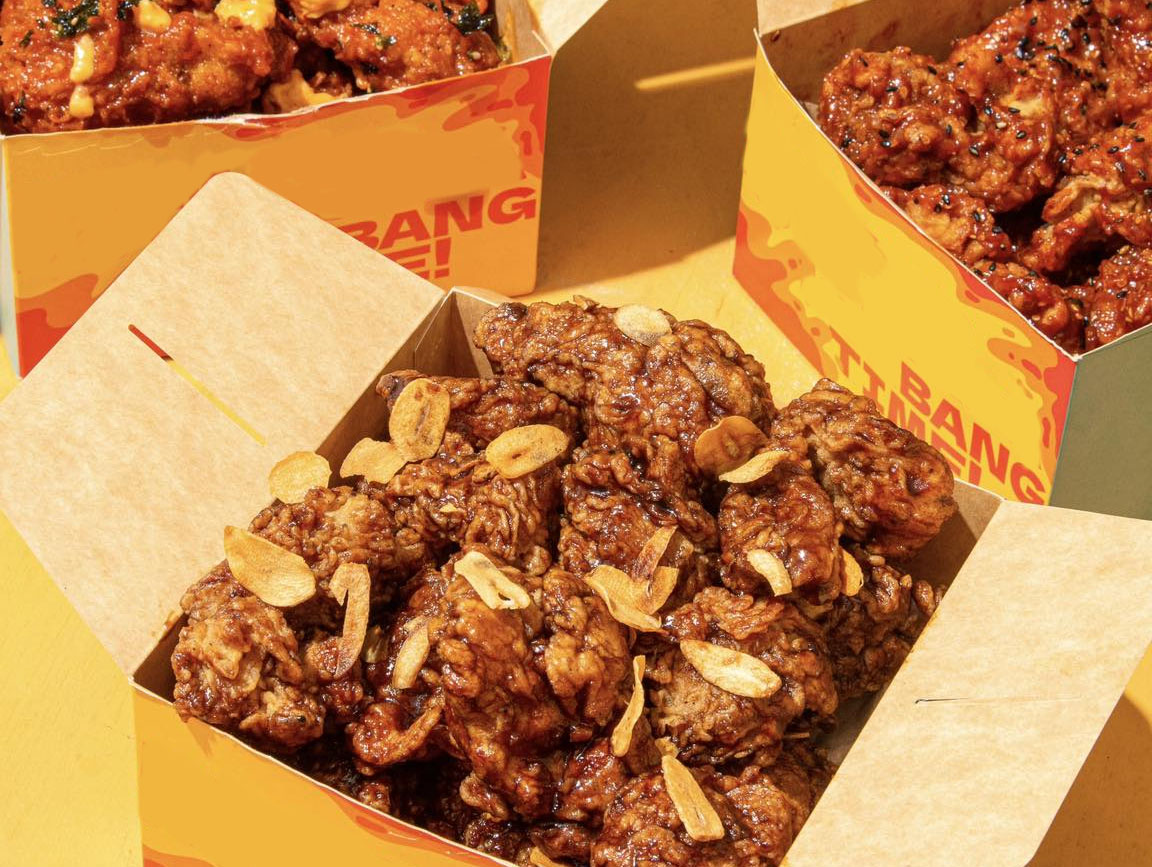 Kraft Paper Disposable Food Fried Chicken Package Box