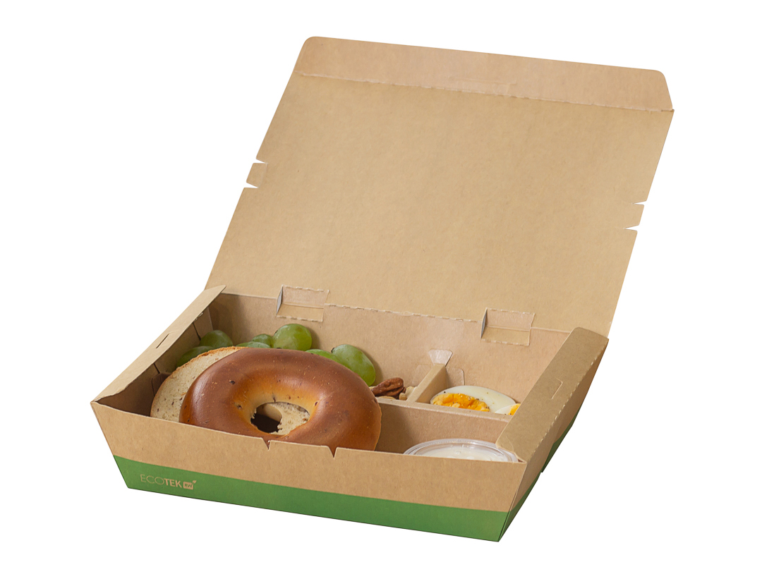 Take Away Packaging Boxes With Compartment 
