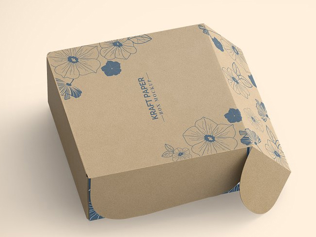 Brown Kraft Packaging Corrugated Mailing Box