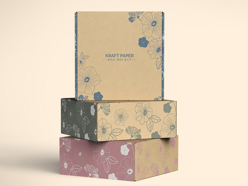 Brown Kraft Packaging Corrugated Mailing Box
