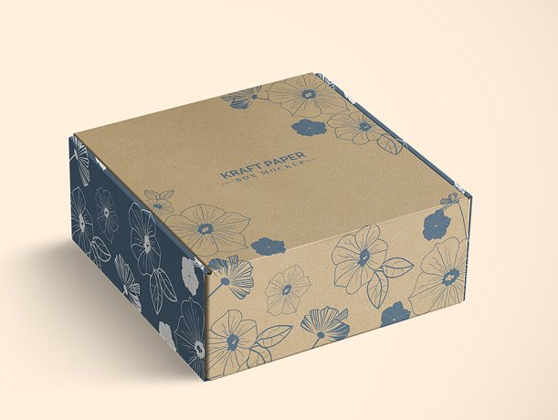 Brown Kraft Packaging Corrugated Mailing Box