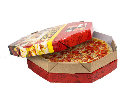 Eco Firenldy Delivery Red Octagon Packing Pizza Box 