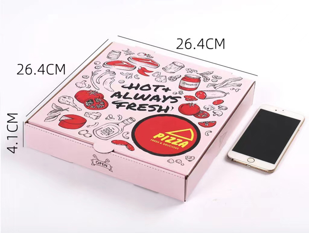 China Factory Free Design Pizza Box