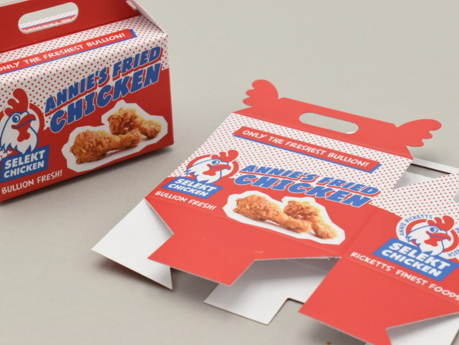 Take Away Fast Food Package Box 