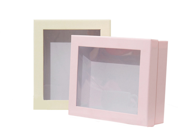 Rectangular Shape Gift Box With Transparency Window