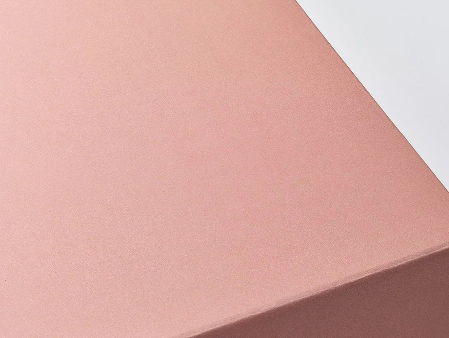 Pink Ribbon Folding Clamshell-type Gift Box With Your Own Design