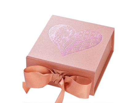 Rose Golden Small Jewelry Ring Earrings Box For Women Packing