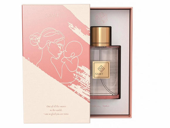 Rectangle Pink Rigid Presentation Perfume Lid And Base Box