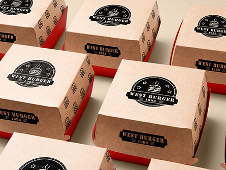 Custom Food Packaging Burger Box