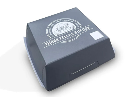 Black Burger Box Packaging