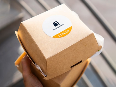 Burger Meal Box With Print