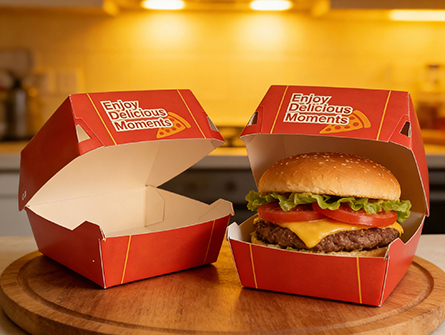 Burger Paper Box Cardboard