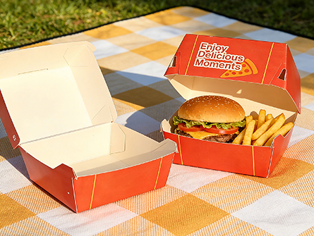Burger Paper Box Cardboard