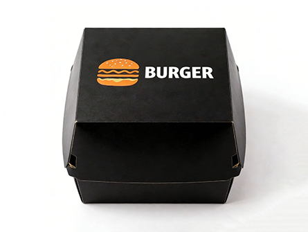 Burger Box with 3 Compartments
