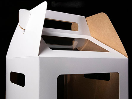 Tall Cake Box With Clear Window