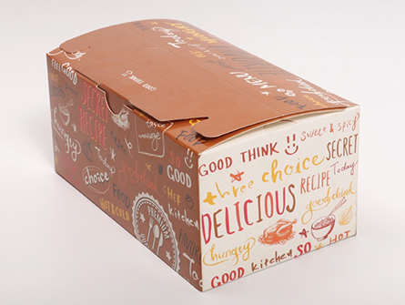 Chicken Burger Packaging Box with Handle