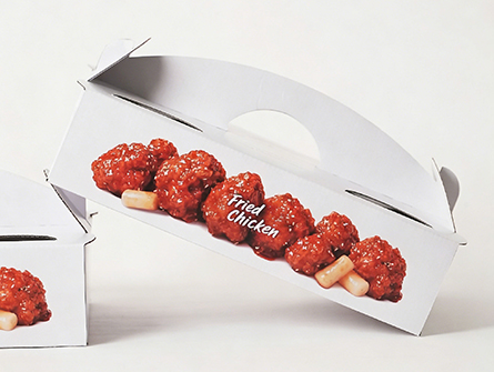 Foldable Takeaway Packaging Box with Handle