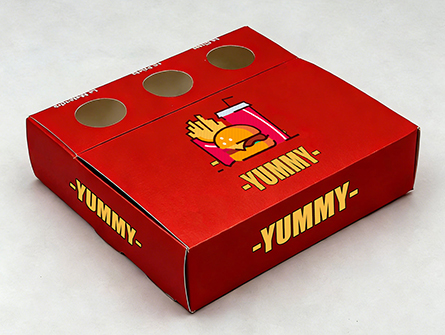 Fast Food Paper Boxes with Sauce Dip