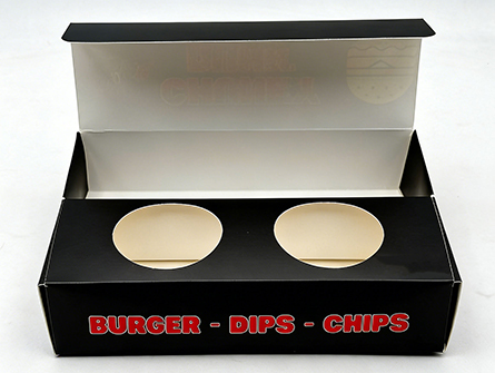 Packaging Box With Sauces Divider 