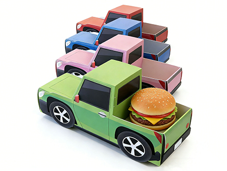 Car Shaped Paper Packaging Box