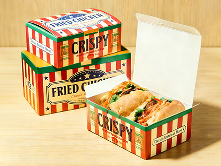 Disposable Packaging for Fried Chicken, Fries & Snacks